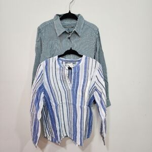 2 Bonpoint shirts, size 6